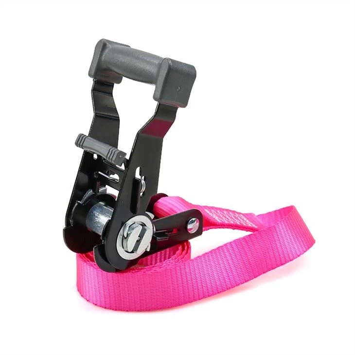 1 Inch Ratchet Tie Down Strap Rubber Handle Ratchet Kit For Cargo Lashing