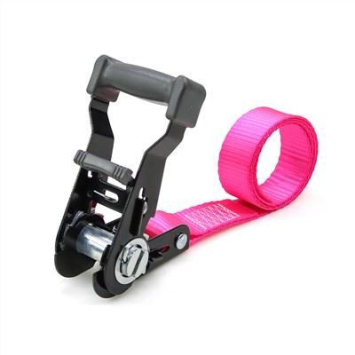 1 Inch Ratchet Tie Down Strap Rubber Handvat Ratchet Kit Voor Cargo Sjorren